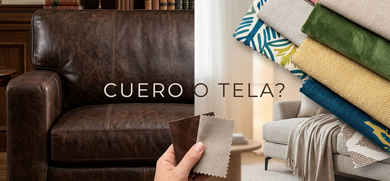 &iquest;Cuero o tela? Pros y contras