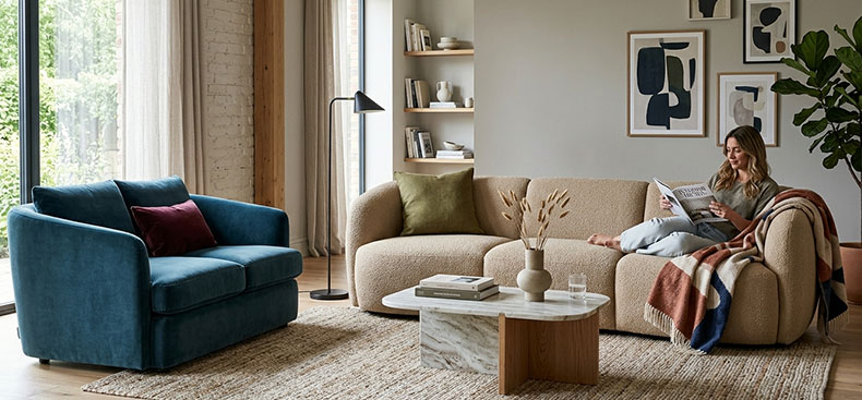 Tendencias en tapizados para sof&aacute;s: colores y texturas que marcan el a&ntilde;o